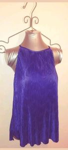 Worthington Purple Pleated Tunic